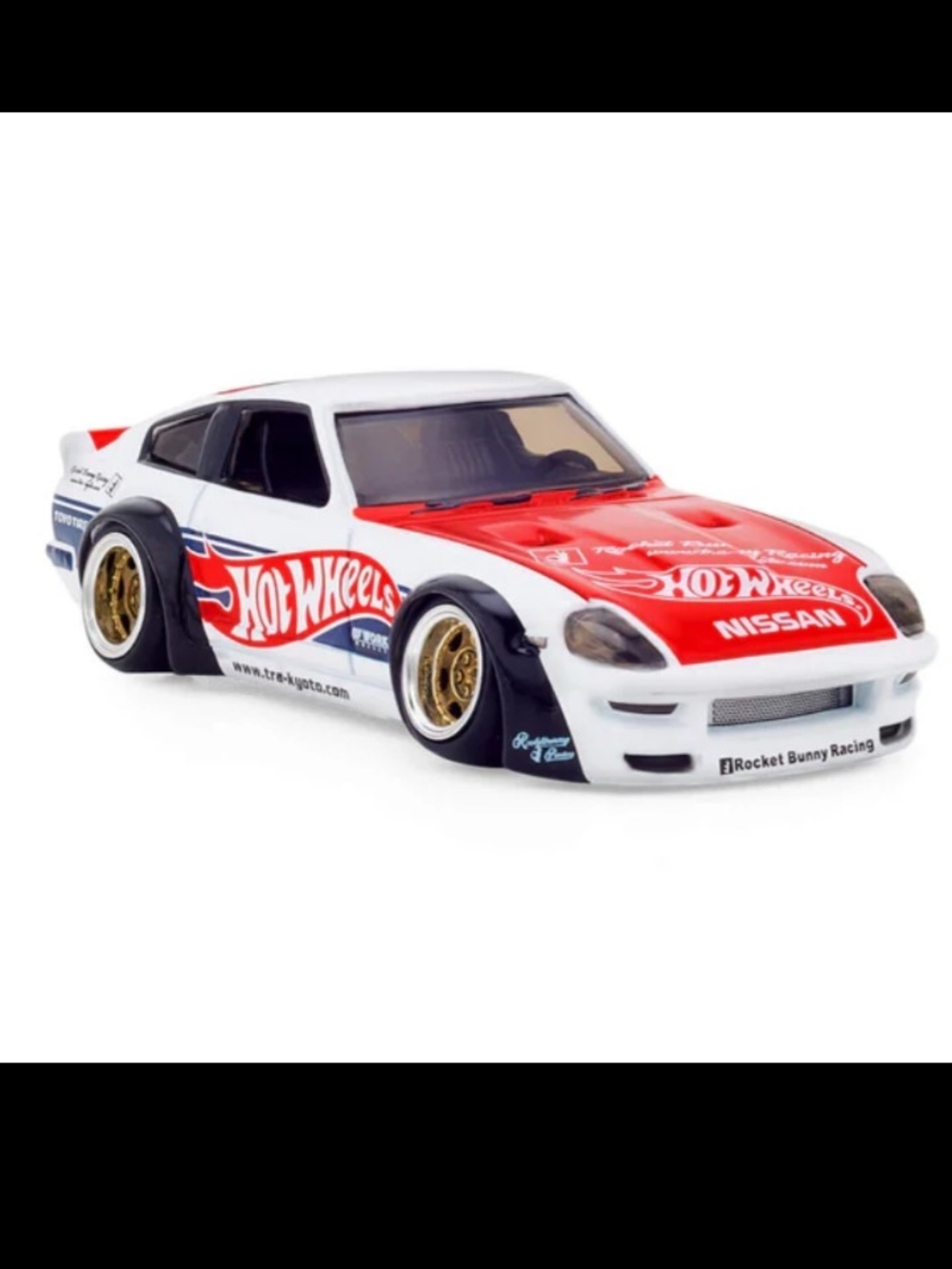 Hot Wheels Nissan Rocket Bunny Racing Die-Cast Car - White & Red